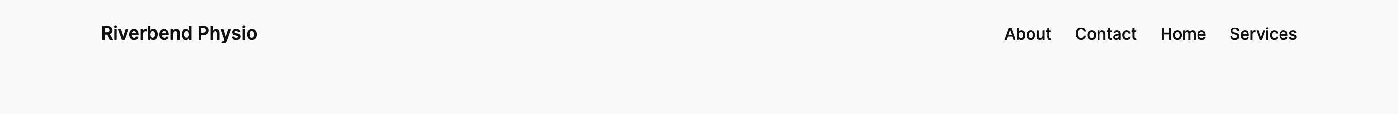 The website menu as a logged-out visitor sees it, with the newly added Fees page missing