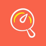 Illustration of a magnifying glass over a speed gauge, representing reading PageSpeed Insights metrics for a website