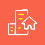Illustration of different building types representing different industries